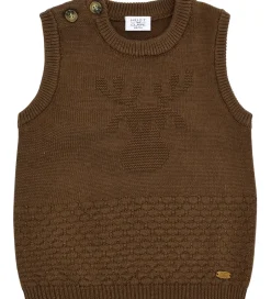 Veste*Hust and Claire Vest - Strik - HCPerry Moose - Brown stone