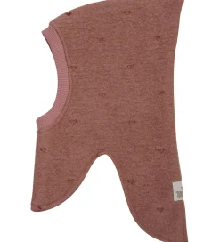 Elefanthuer*Huttelihut Elefanthue - Uld - 2-lags - Burlwood m. Hjerter