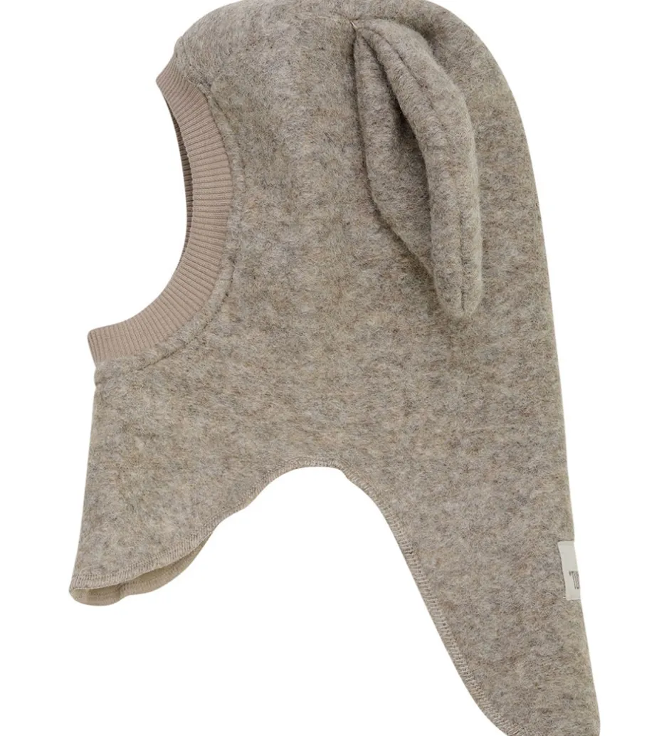 Elefanthuer*Huttelihut Elefanthue - Uld - 2-lags - Camel Melange m. Ører