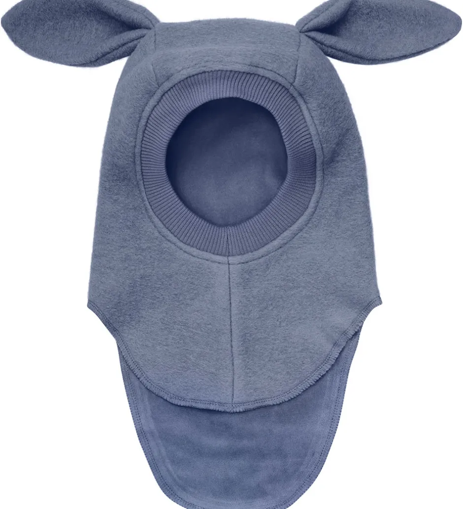 Børn Huttelihut Elefanthue - Uld - 2-lags - Folkstone Gray m. Ører
