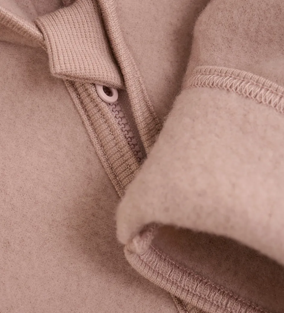 Køredragter*Huttelihut Køredragt - Uldfleece - Mahogany Rose m. Ører