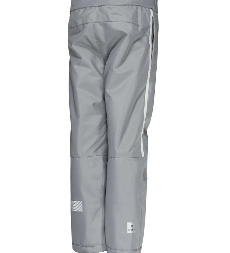 Børn ILDHU Skibukser - Norly - Light Grey m. Selvlysende Reflekser
