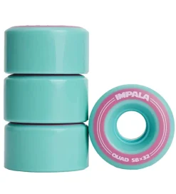 Rulleskøjter|Rulleskøjter*Impala Hjul - 4-pak - 58 mm - Aqua