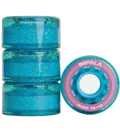 Rulleskøjter|Rulleskøjter*Impala Hjul - 4-pak - 58 mm - Holographic Glitter