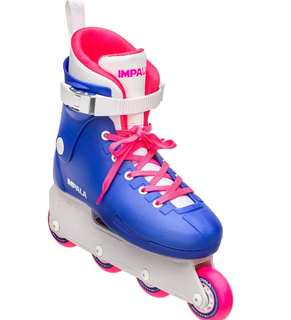 Rulleskøjter|Rulleskøjter*Impala Rulleskøjter - Lightspeed Inline - Blå/Pink - Inliner