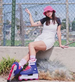 Rulleskøjter|Rulleskøjter*Impala Rulleskøjter - Lightspeed Inline - Blå/Pink - Inliner