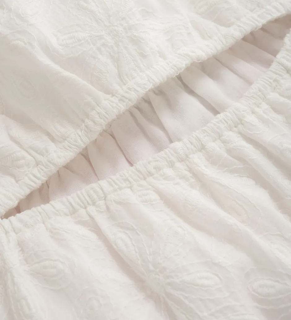Konfirmationstøj*Indian Blue Jeans Kjole - Cloud m. Broderi