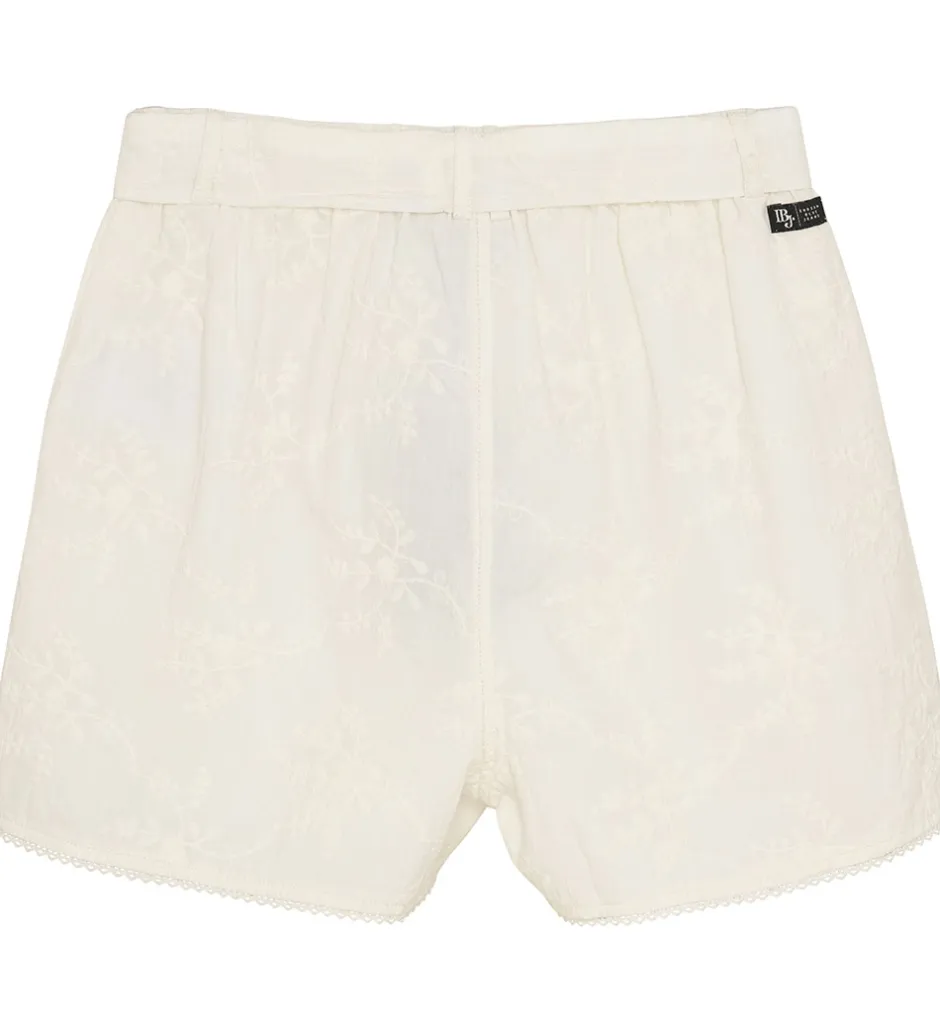 Børn Indian Blue Jeans Shorts - Cloud m. Broderi