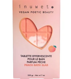 Inuwet Bath Tablet Fizz - 200g - Peach
