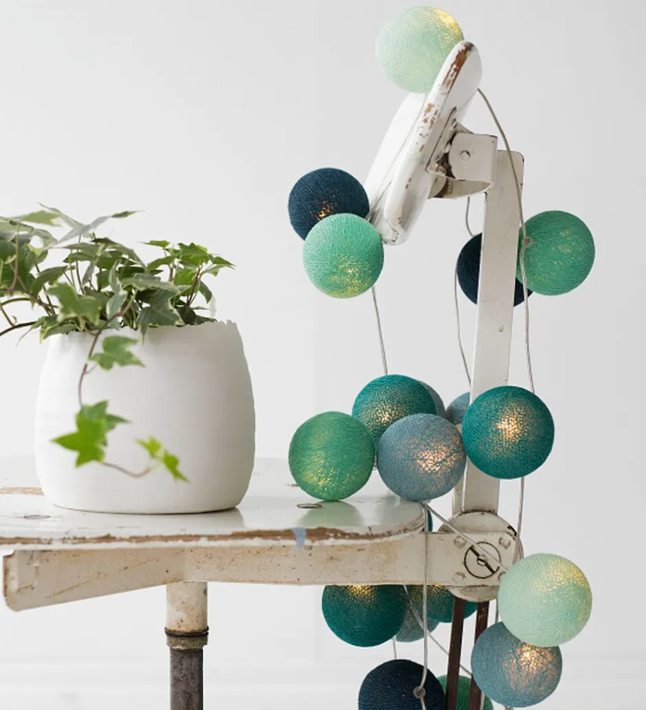 Lyskæder*Iris Lights Lyskæde - 290 cm - 20 Lys - Cool Mint