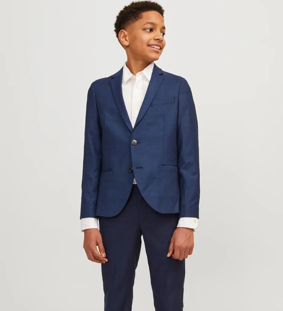 Børn Jack & Jones Blazer - JprSolaris - Noos - Medieval Blue