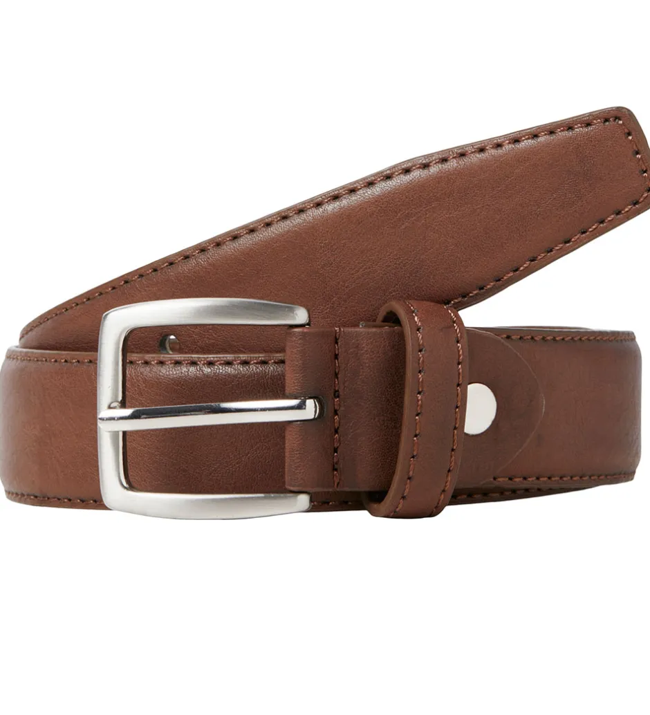 Bælter*Jack & Jones Bælte - Noos - JacAnton - Cognac