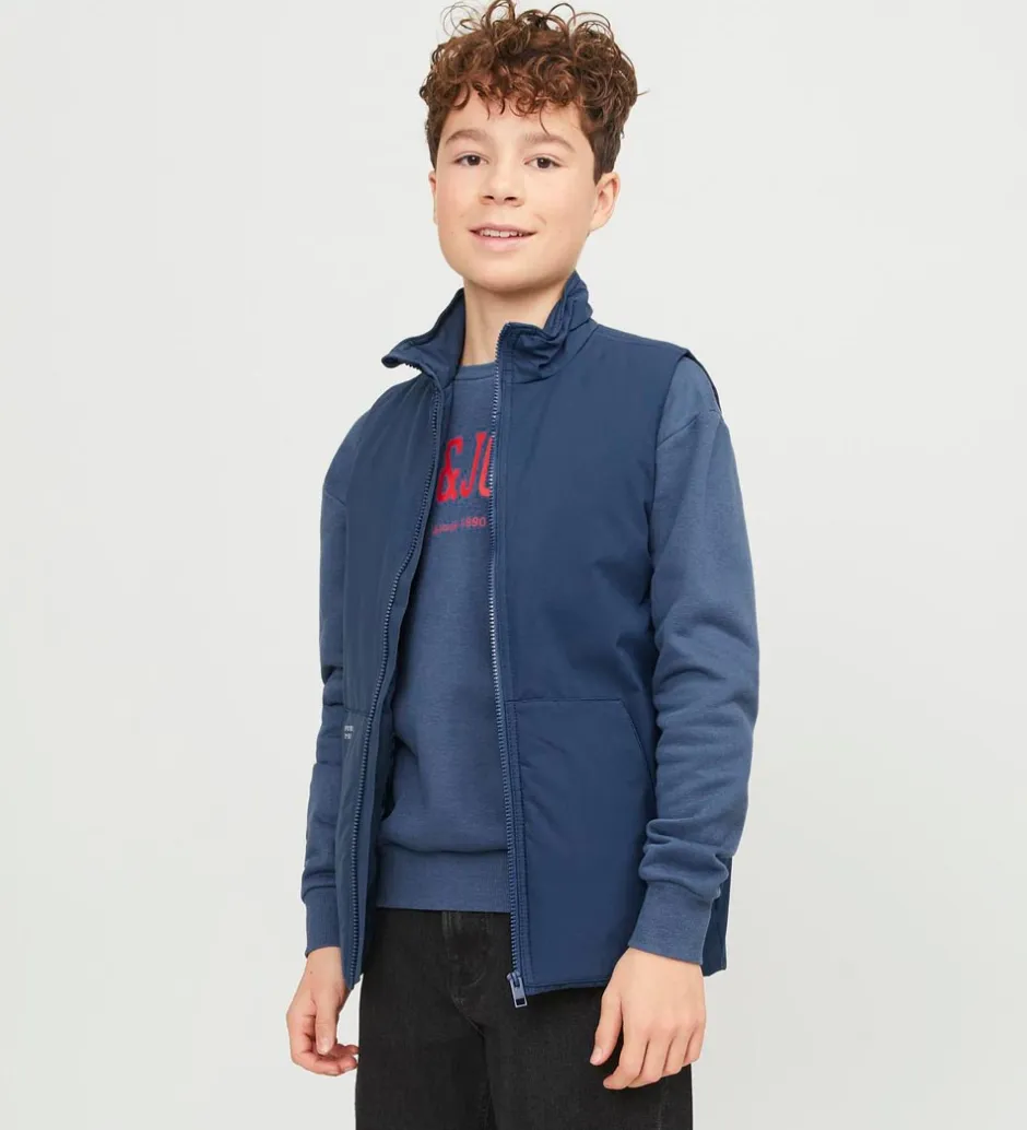 Børn Jack & Jones Dynevest - JjeSustain - Ensign Blue