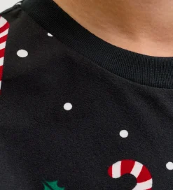 Nattøj*Jack & Jones Nattøj - JacTristan - Black/Candy Cane