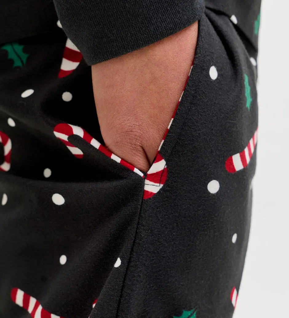 Nattøj*Jack & Jones Nattøj - JacTristan - Black/Candy Cane
