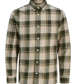 Børn Jack & Jones Skjorte - JprBlubrook - Peat m. Tern