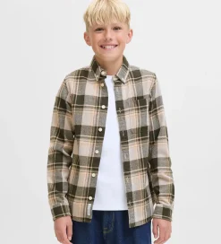 Børn Jack & Jones Skjorte - JprBlubrook - Peat m. Tern