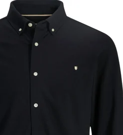 Skjorter*Jack & Jones Skjorte - Piqué - JprBlublake - Black