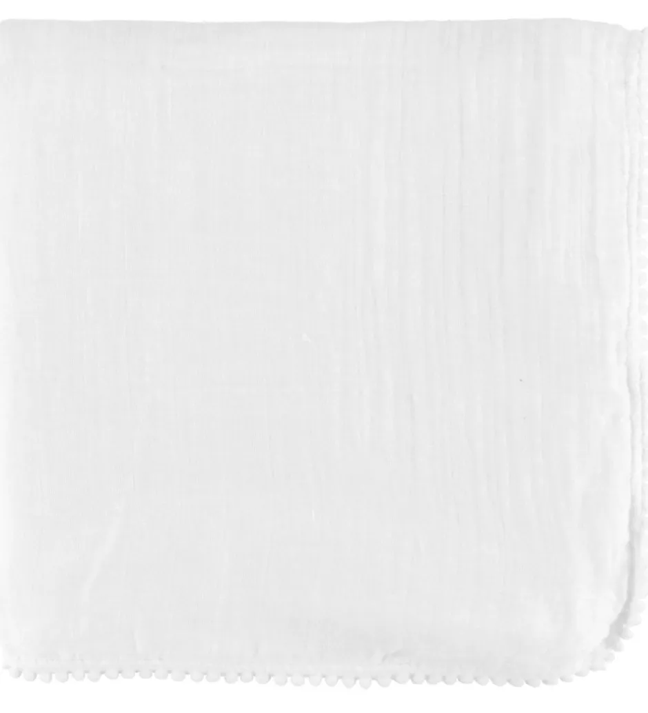 Jack o Juno Babysvøb - 120x120 cm - 2-pak - Pom Pom - Pearl/Gira