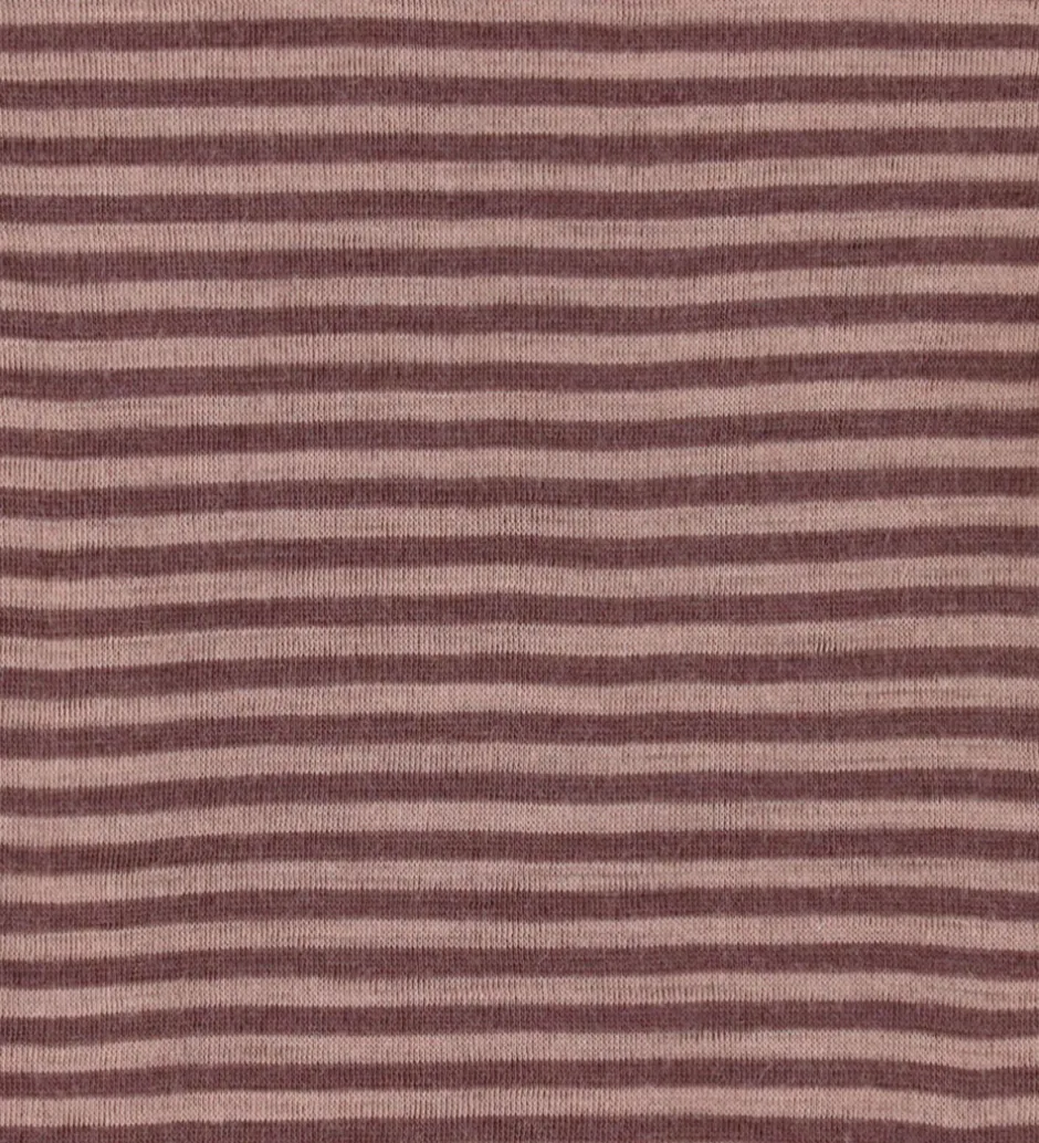 Babyhjelme*Joha Babyhjelm - Uld - Rose m. Striber