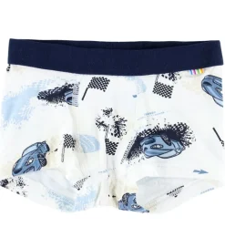 Børn Joha Boxershorts - 2-pak - Viskose/Bambus - Off White m. Print