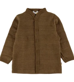 Børn Joha Cardigan - Strik - Uld - Varm Brun
