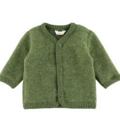 Børn Joha Cardigan - Uld - Mørk Oliven