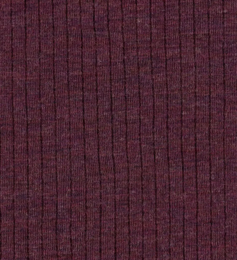 Børn Joha Leggings - Uld - Rib - Blomme