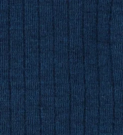Børn Joha Leggings m. Fødder - Uld - Rib - Mørk Turkis