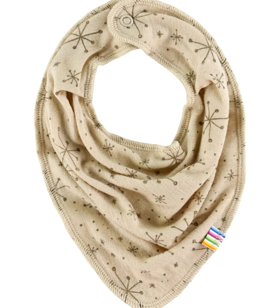 Savlesmække*Joha Savlesmæk - Uld - Beige m. Stjerner
