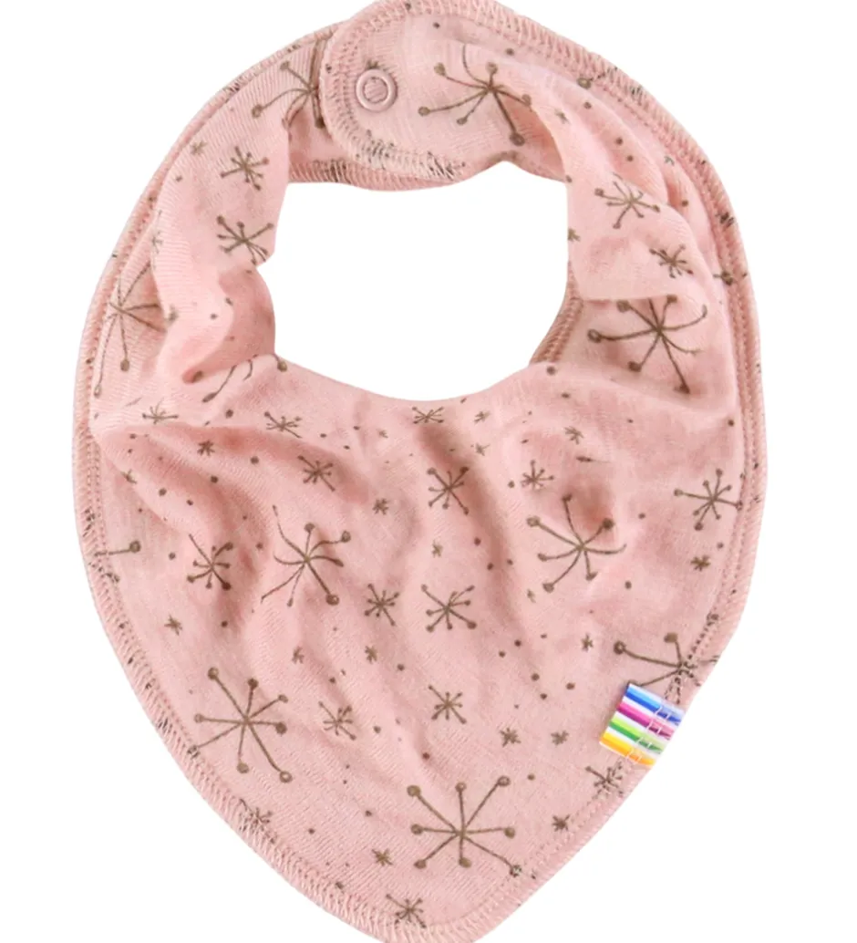 Savlesmække*Joha Savlesmæk - Uld - Rosa m. Stjerner