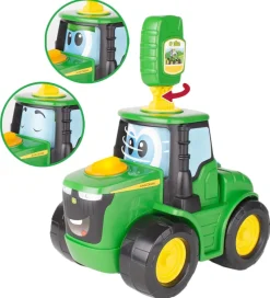 Traktorer|Biler, Tog Og Køretøjer*John Deere Traktor - Key N Go Johnny Tractor