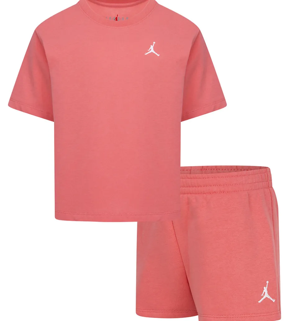 Sportsshorts*Jordan Shortssæt - Shorts/T-shirt - Pink Salt