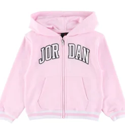 Hættetrøjer*Jordan Sweatsæt - Pink Foam/Hvid