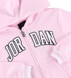 Hættetrøjer*Jordan Sweatsæt - Pink Foam/Hvid