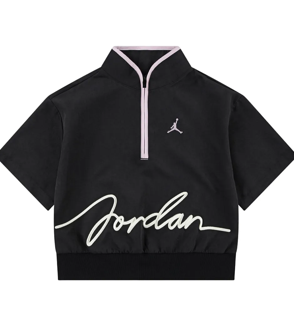 Børn Jordan Top - Off Noir m. Signatur