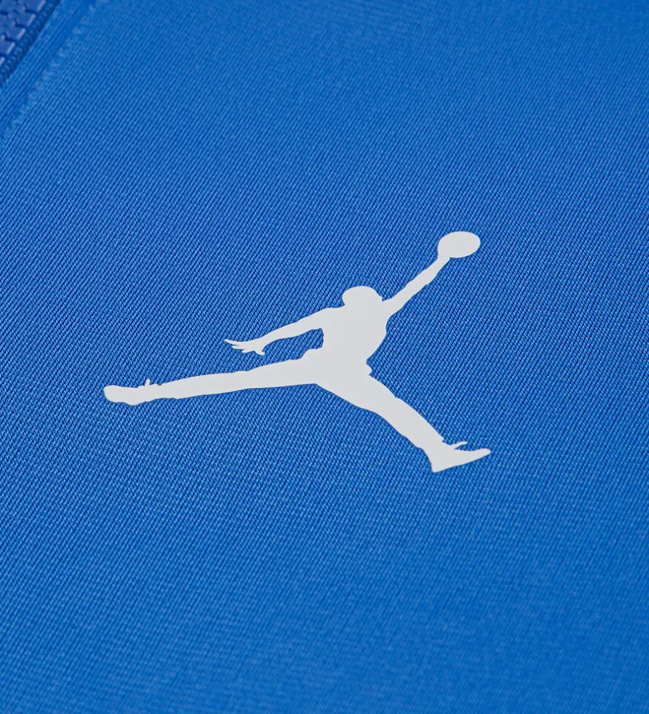 Jordan Træningssæt - Cardigan/Bukser - Sort/Sport Blue