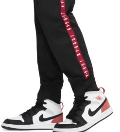 Jordan Træningssæt - Cardigan/Sweatpants - Sort m. Rød