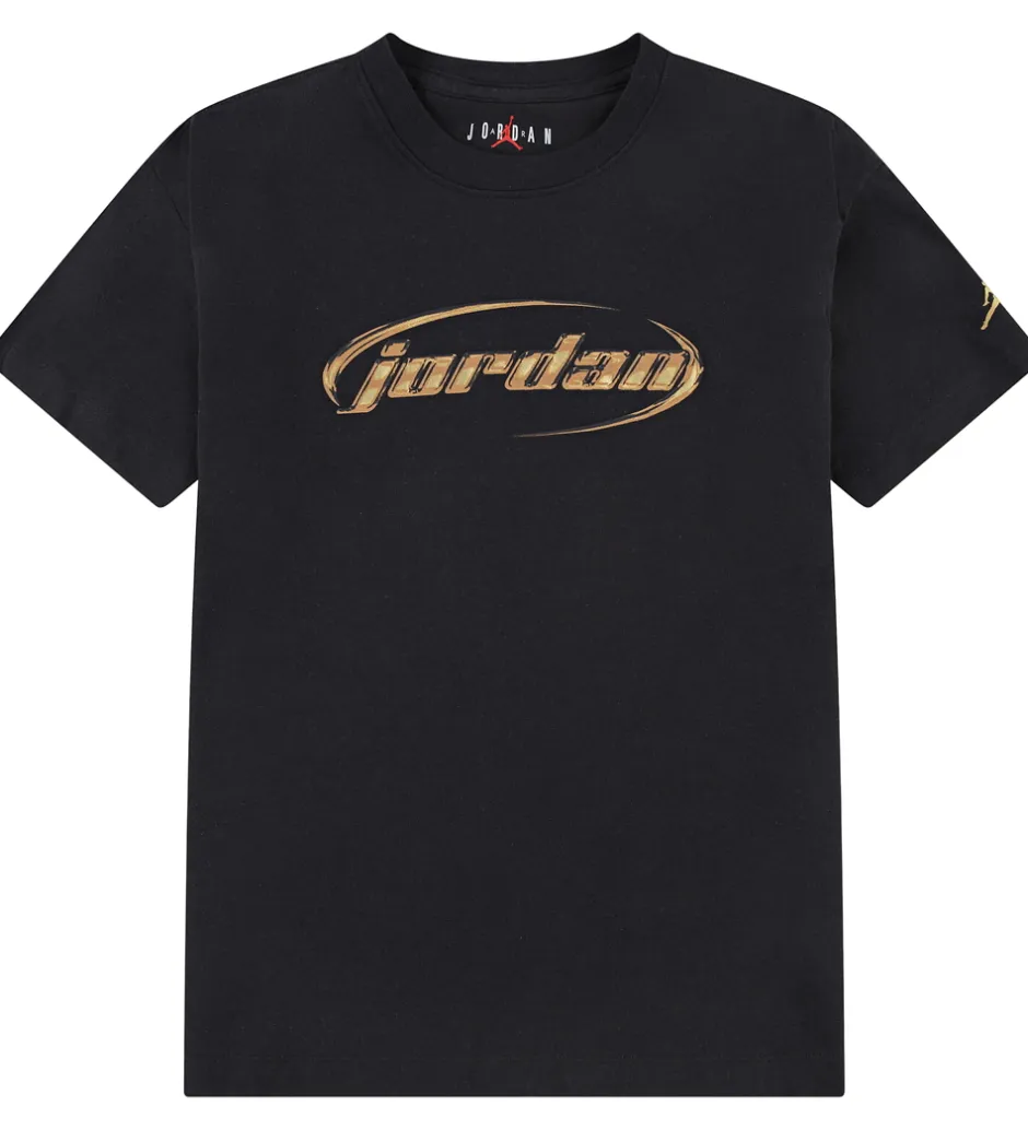 T-Shirts*Jordan T-shirt - Sort m. Guld