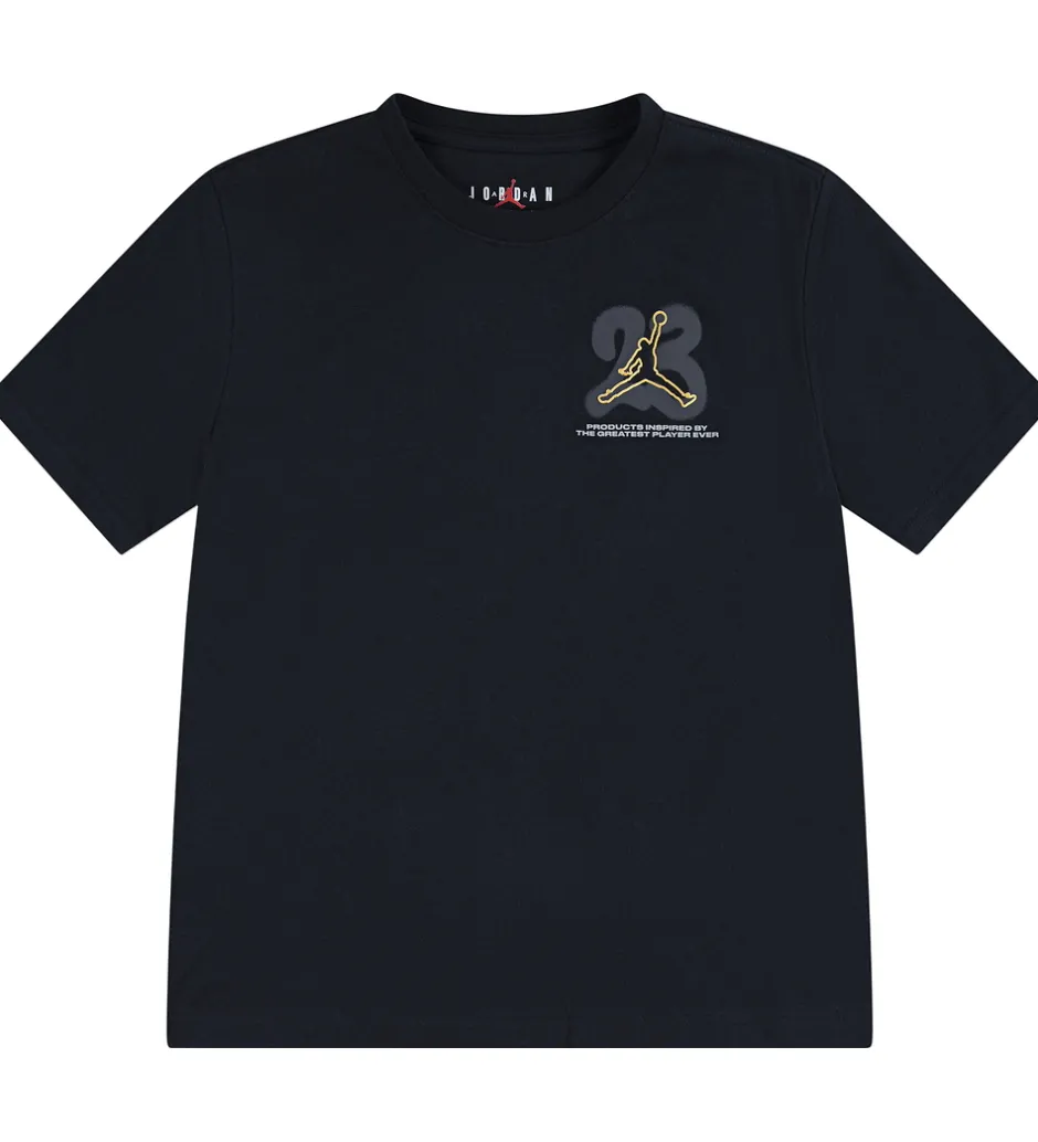 T-Shirts*Jordan T-shirt - Sort m. Guld