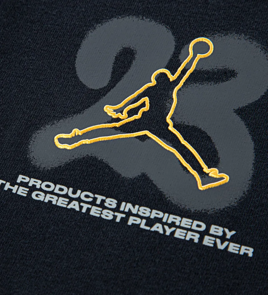 T-Shirts*Jordan T-shirt - Sort m. Guld