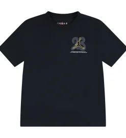 Børn Jordan T-shirt - Sort m. Guld