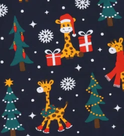 Børn Jule-Sweater s Nattøj - 2-Delt - Christmas Giraffes