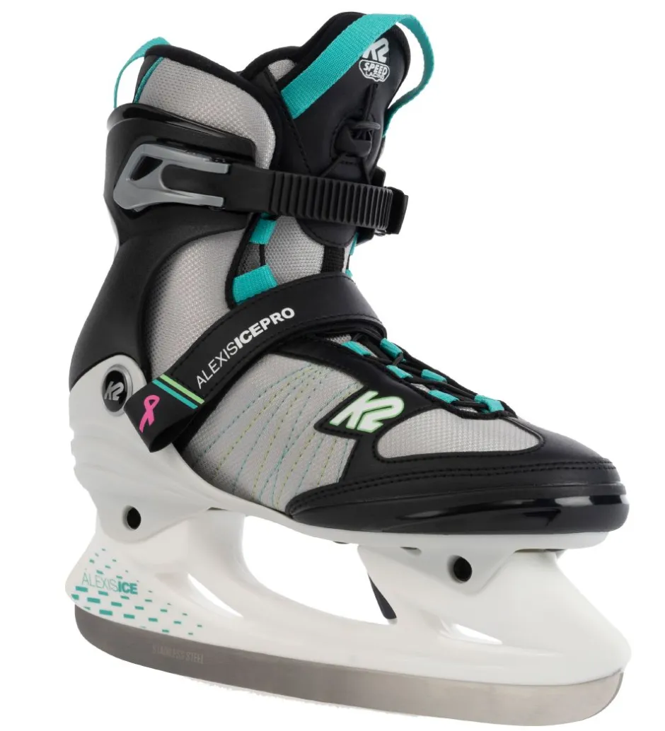 Skøjter*K2 Skøjter - Alexis Ice Pro - Grå/Turkis