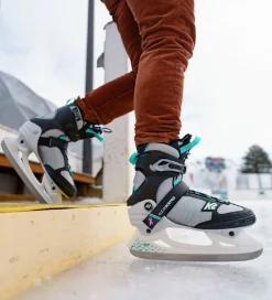 Skøjter*K2 Skøjter - Alexis Ice Pro - Grå/Turkis