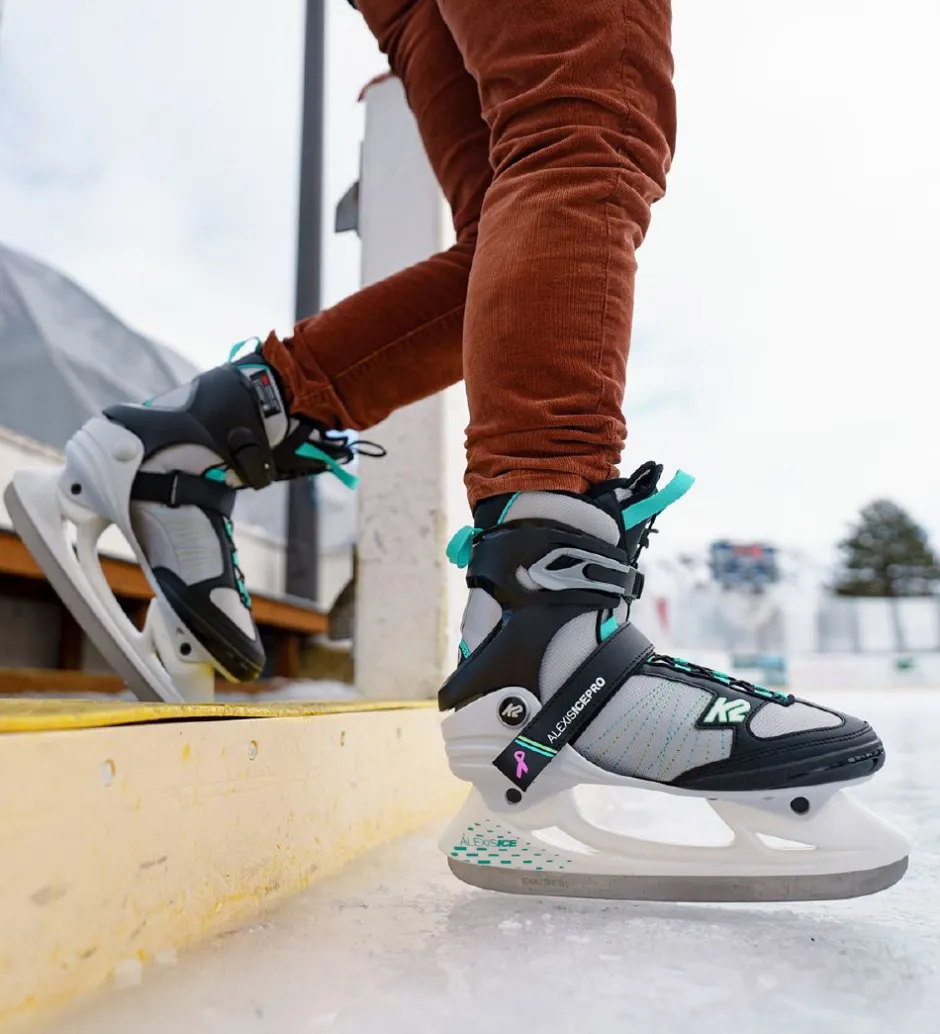 Skøjter*K2 Skøjter - Alexis Ice Pro - Grå/Turkis