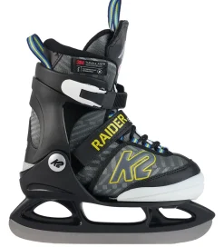 Skøjter*K2 Skøjter m. Lys - Raider Beam Ice - Grå/Sort