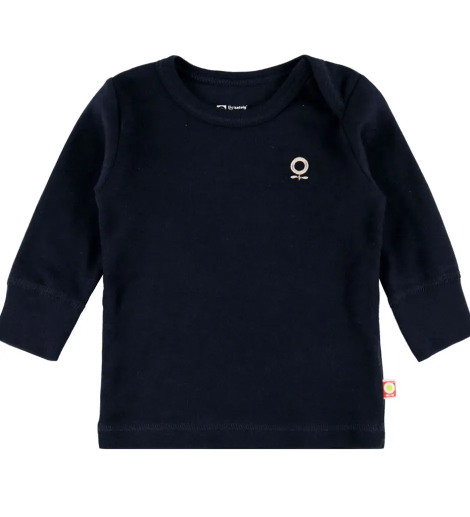 Bluser|Unisex-Tøj*Katvig Bluse - Navy