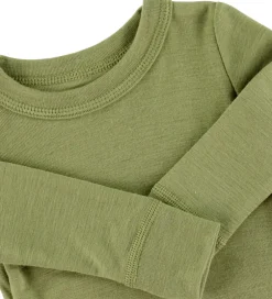 Bluser|Unisex-Tøj*Katvig Bluse - Uld - Lysegrøn