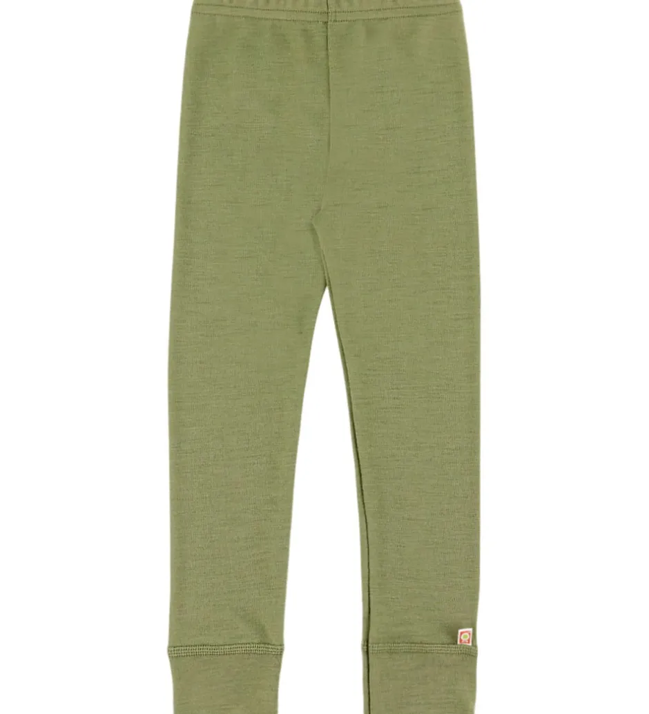 Leggings|Unisex-Tøj*Katvig Leggings - Uld - Lysegrøn